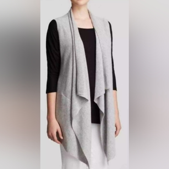 Vince Sweaters - Vince Women's XL Gray Cardigan Vest Cashmere Wool-Blend New with Tags